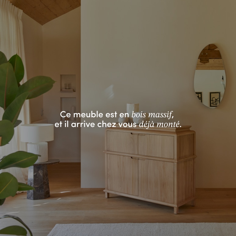 Achille - Buffet en teck massif 120 cm