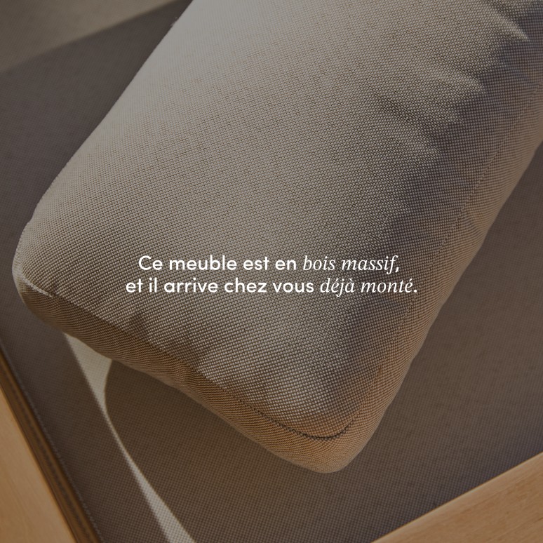 Noah - Chaise de jardin en teck massif