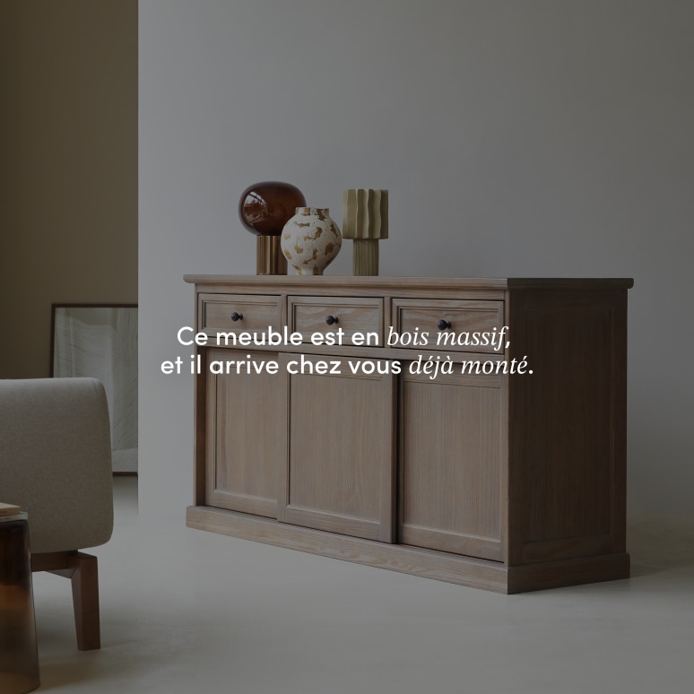 Roma - Buffet en pin massif 170 cm