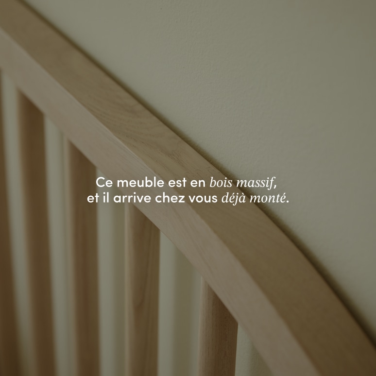 Théodore - Tête de lit en frêne massif 240 cm