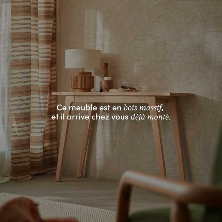 Esmée - Console en chêne massif