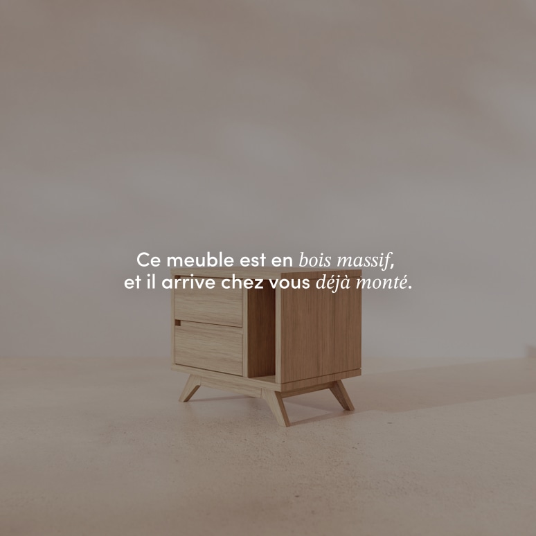 Esmée - Chevet en chêne massif