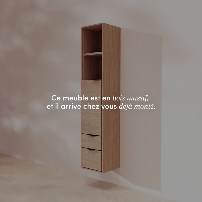 Senson - Colonne en chêne massif