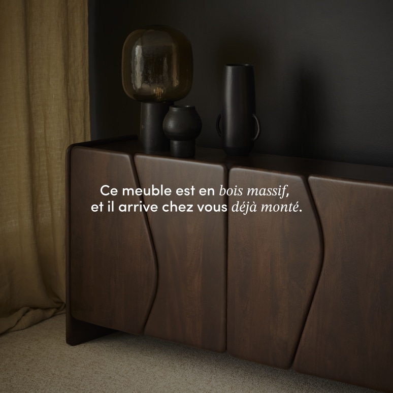 Noé - Buffet en manguier massif 160 cm