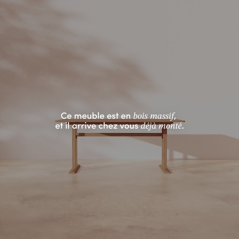 Jonas - Table extensible en chêne massif 6-12 pers.