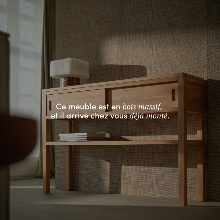 Anton - Console en teck massif