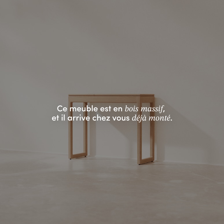 Arto - Console en chêne massif