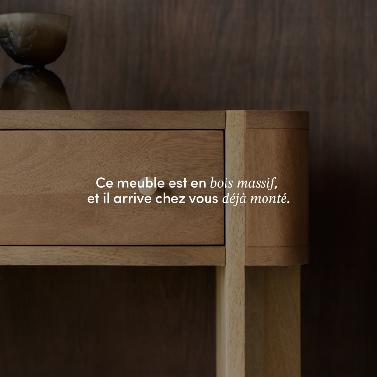 Gaya - Console en manguier massif