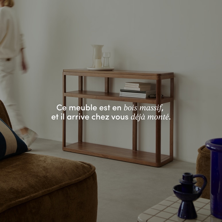 Romée - Console en acacia massif 