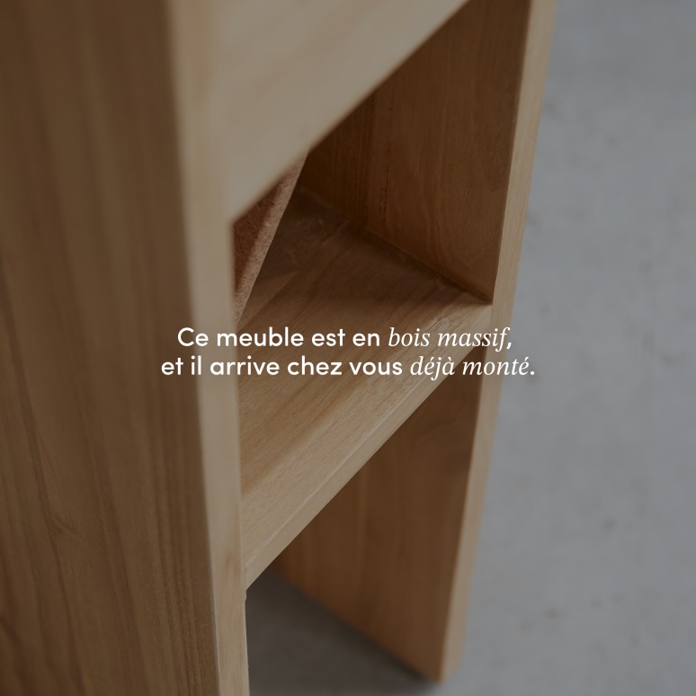 Eden - Chevet en teck massif