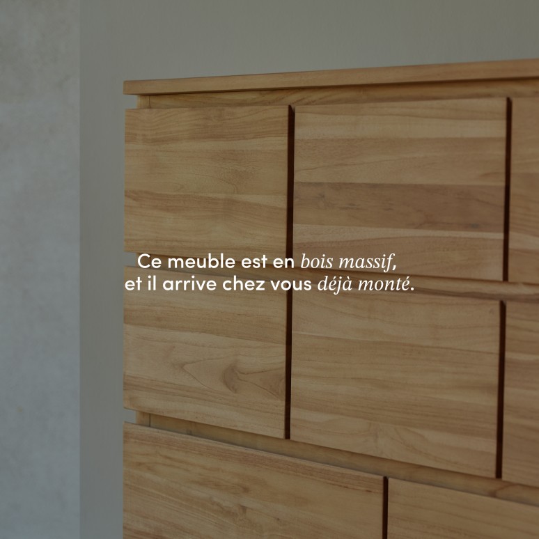 Milano - Commode en teck massif