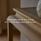 Achille - Console en teck massif 120 cm