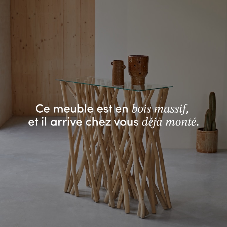 River - Console en teck massif