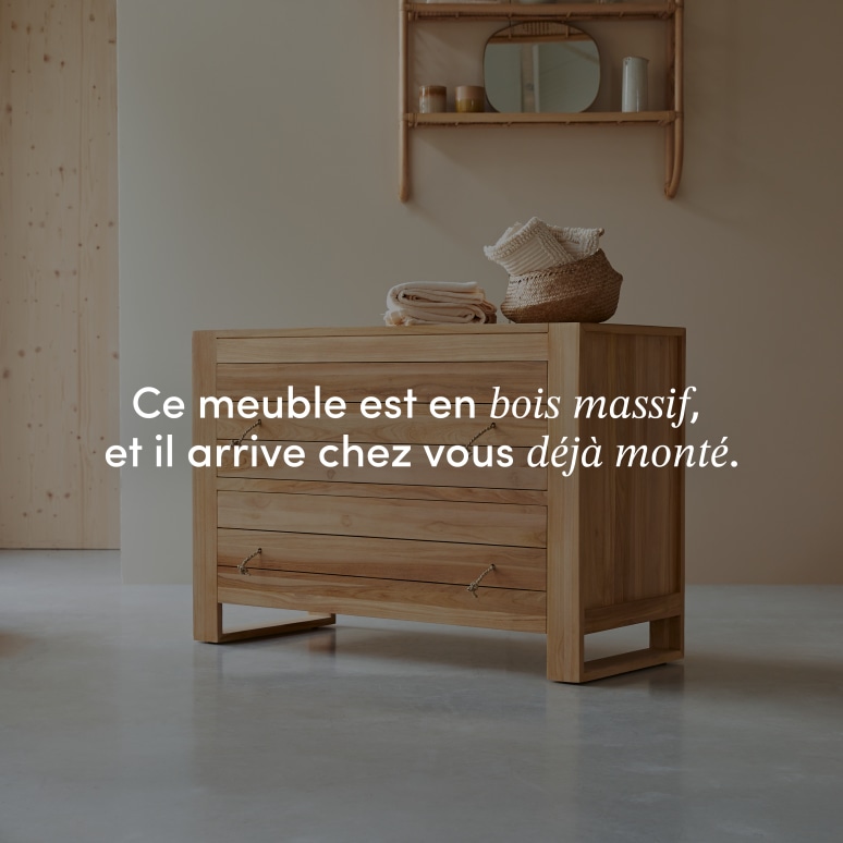 Minimalys - Commode en teck massif