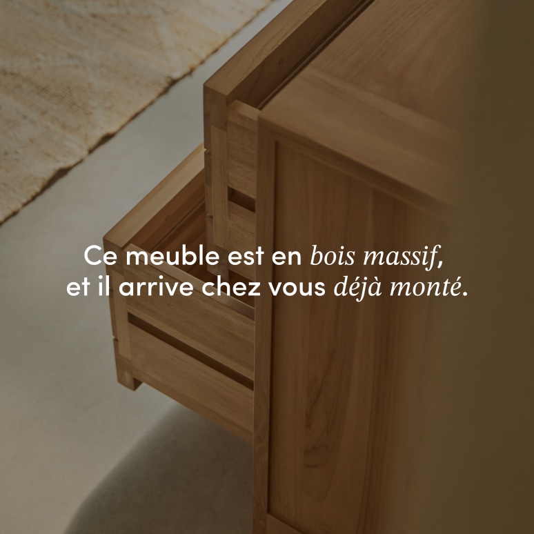 Minimalys - Commode enfant en teck massif