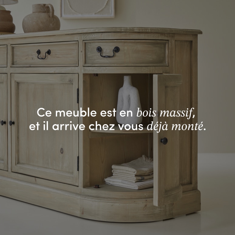 Celeste - Buffet en pin 180 cm