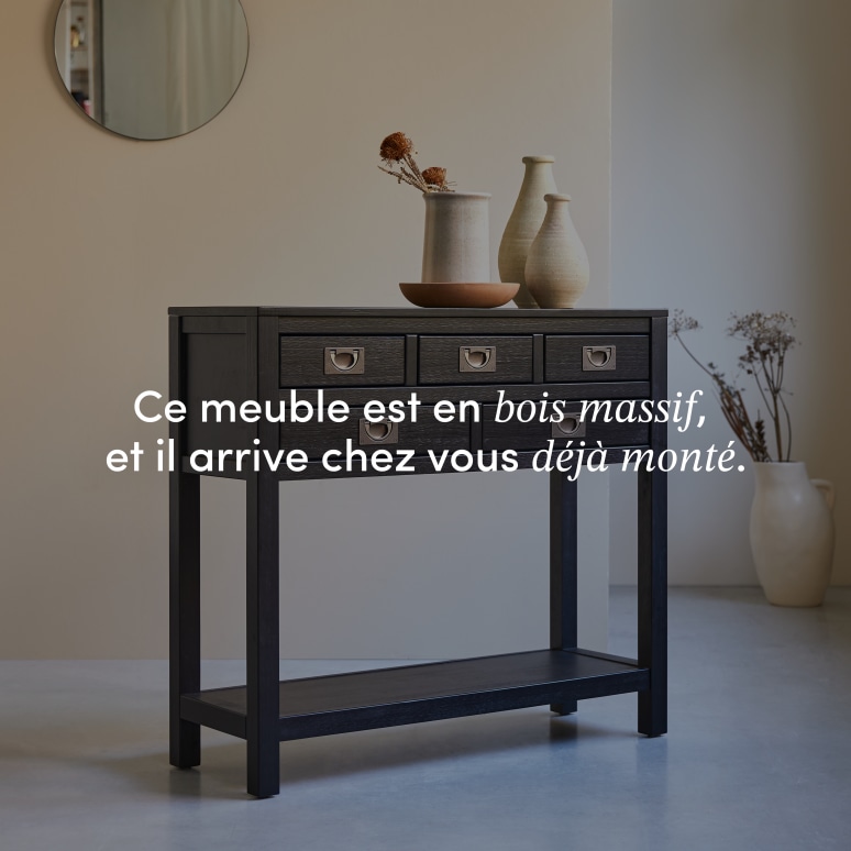 Klaten - Console en pin massif