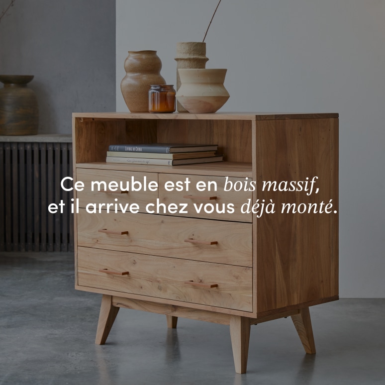 Oslo - Commode en acacia massif
