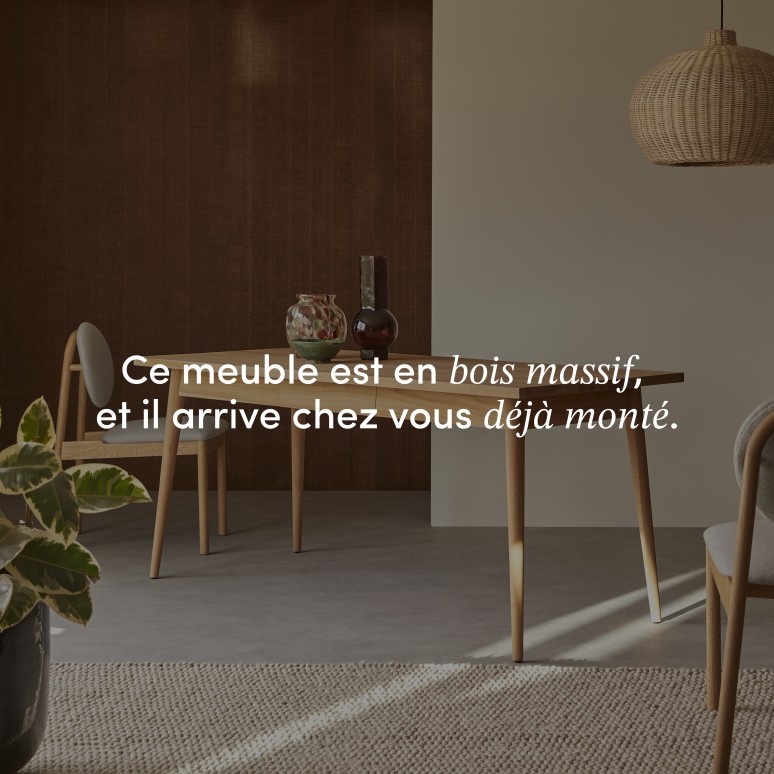 Jonàk - Table en teck massif 6-8 pers.