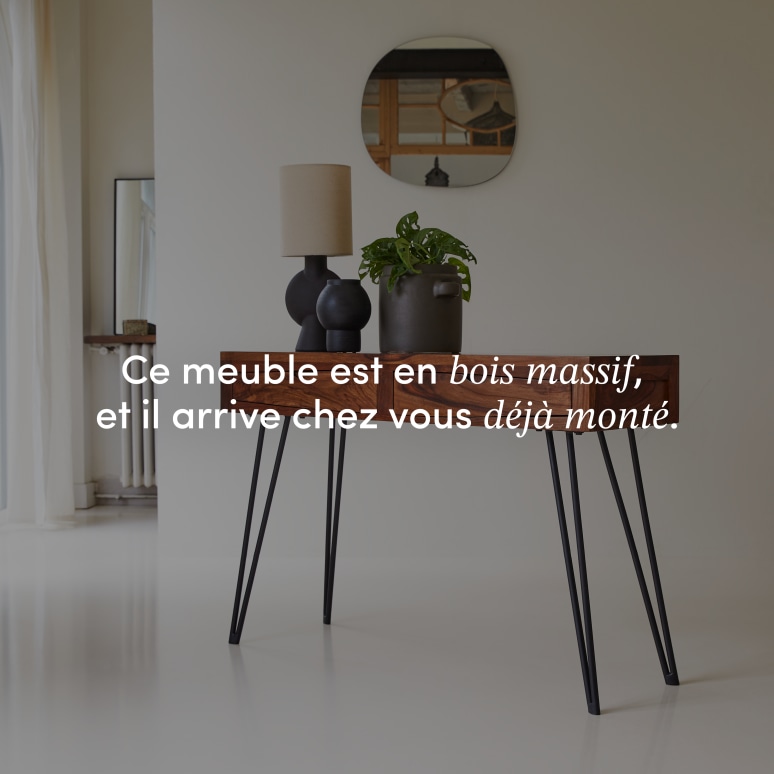 Bonnie - Console en palissandre massif