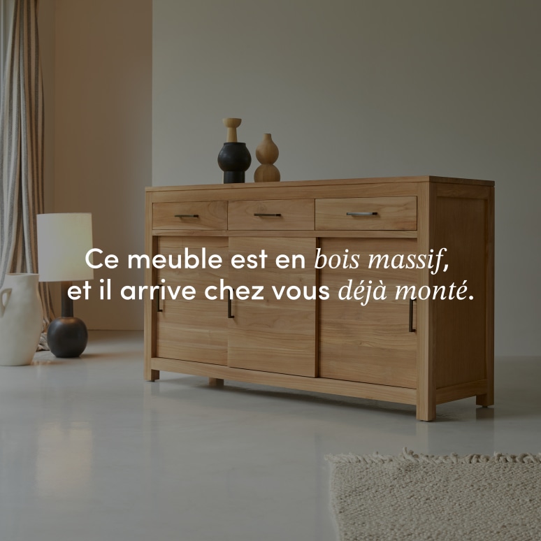 Maë - Buffet en teck massif 150 cm