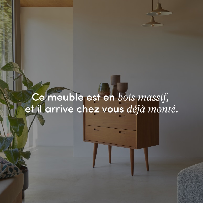 Magda 50's - Commode en acajou massif