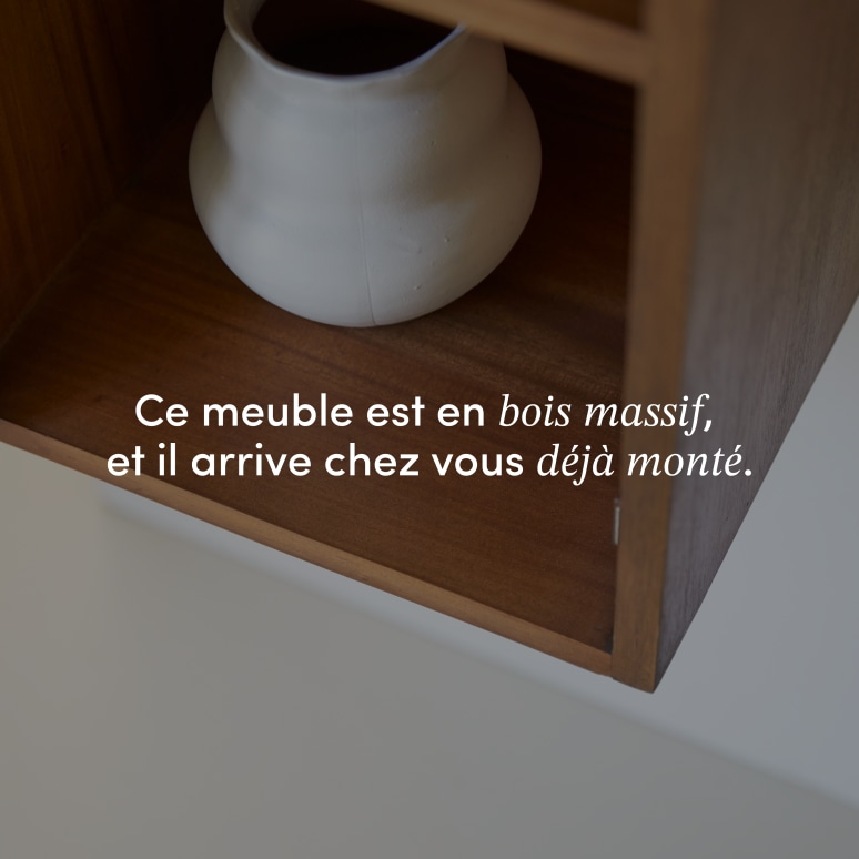 Loggia - Colonne en acacia massif