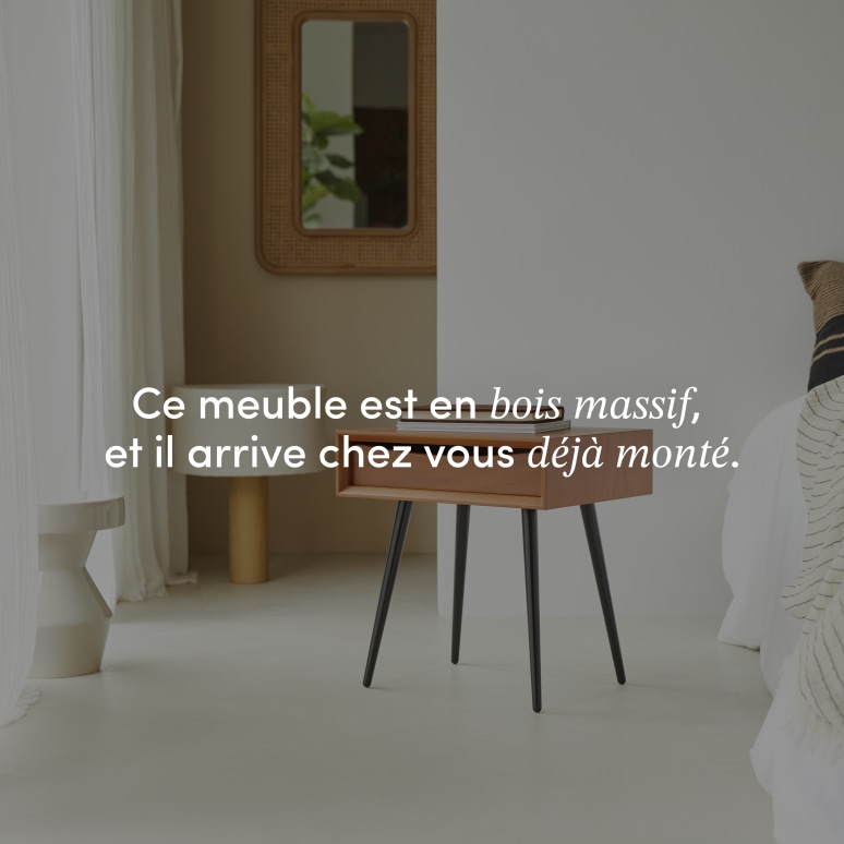 Simen - Chevet en acajou