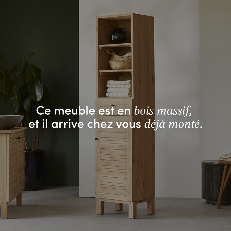 Soho - Colonne en chêne massif