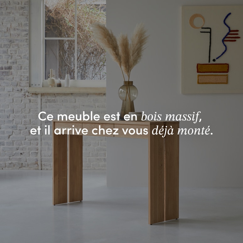Eden - Console en chêne massif