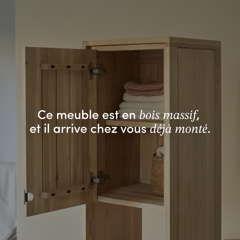 Jonàk - Colonne en chêne massif