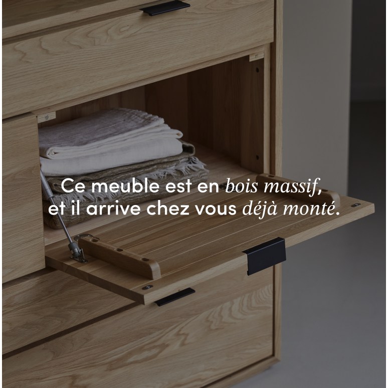 Senson - Commode en chêne massif