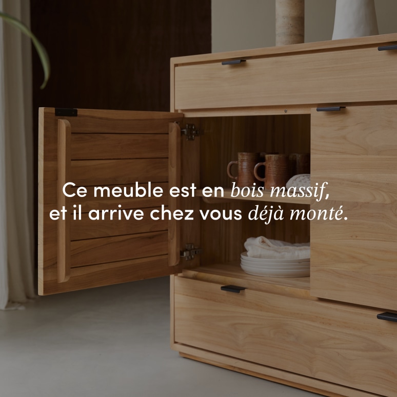 Senson - Buffet en teck massif 120 cm