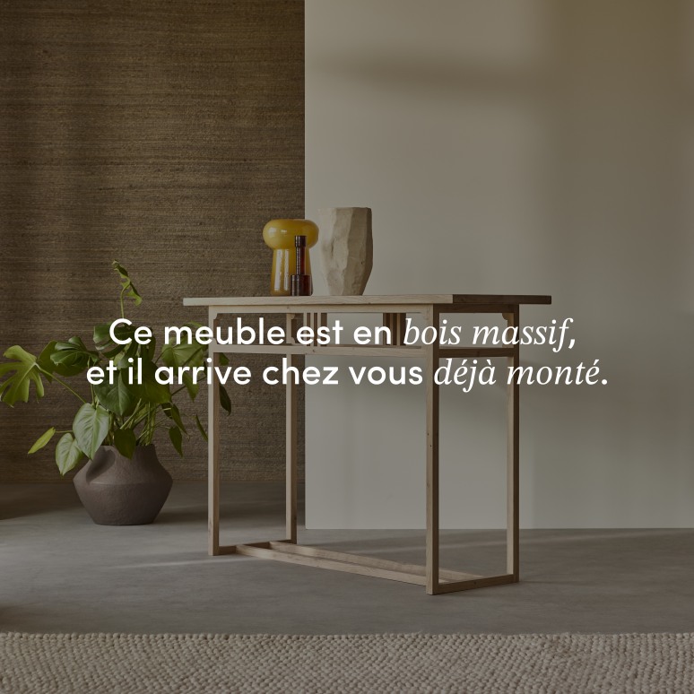 Clovis - Console en chêne massif