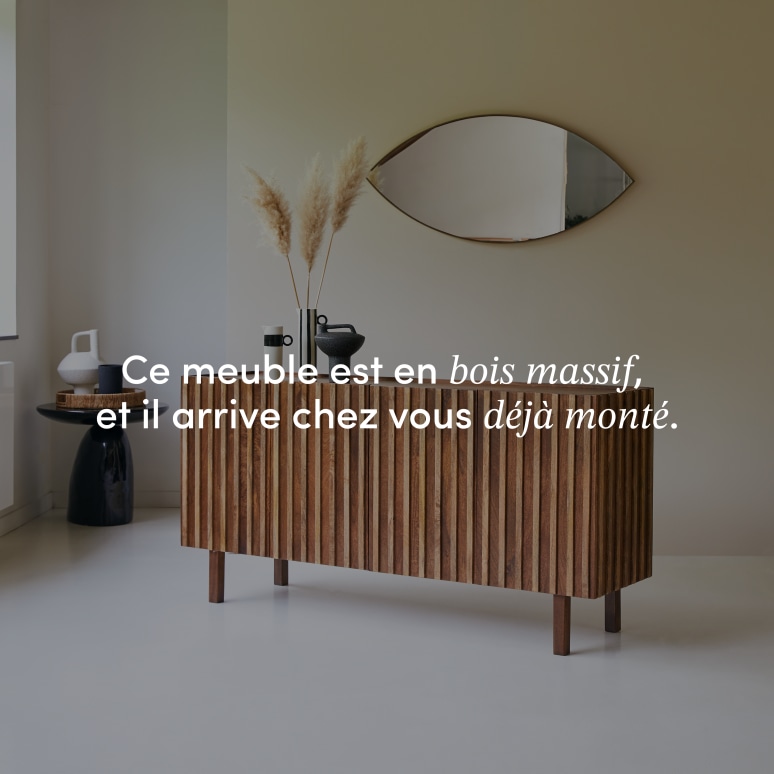 Milo - Buffet en manguier massif 164 cm