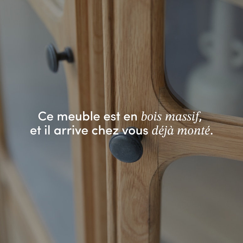 Marthe - Vaisselier en chêne massif