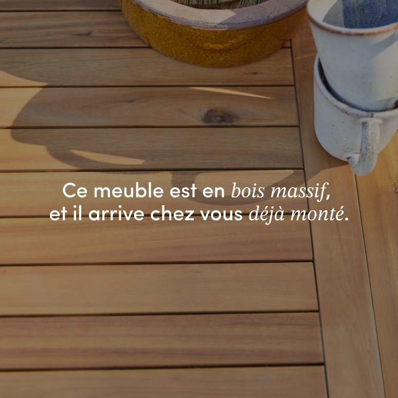 Capri - Ensemble de jardin ovale en acacia massif 8 chaises