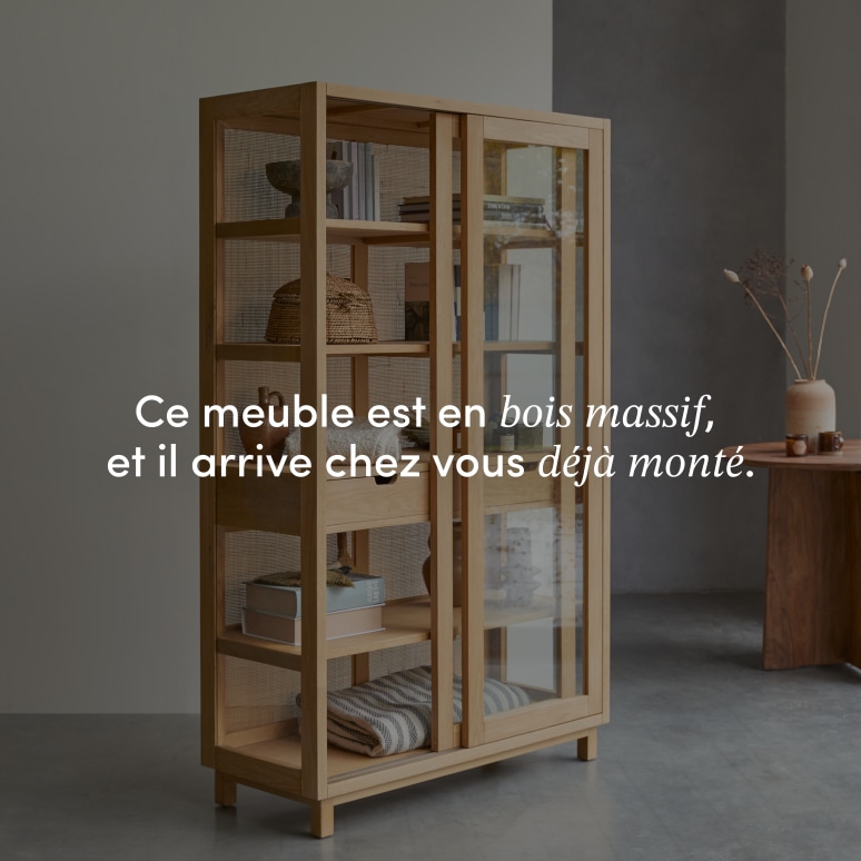 Adel - Bibliothèque en chêne massif