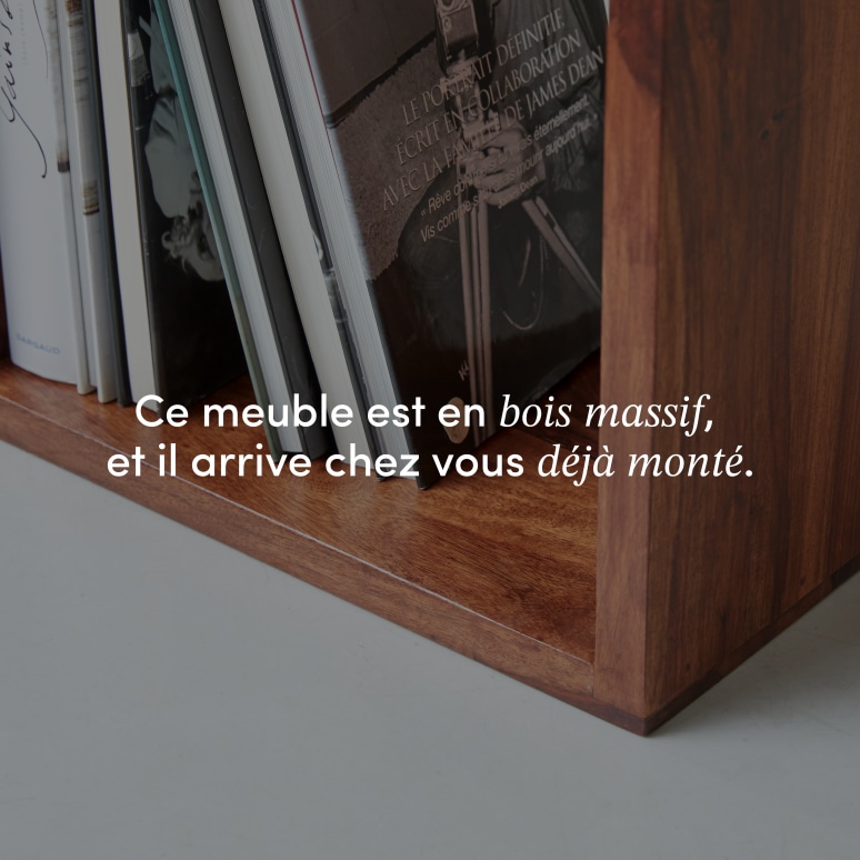 Kwarto - Chevet en palissandre massif