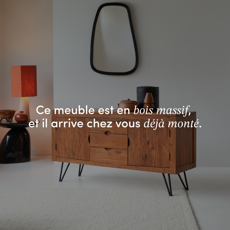 Bonnie - Buffet en acacia massif 150 cm