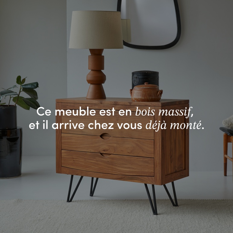 Bonnie - Commode en acacia massif