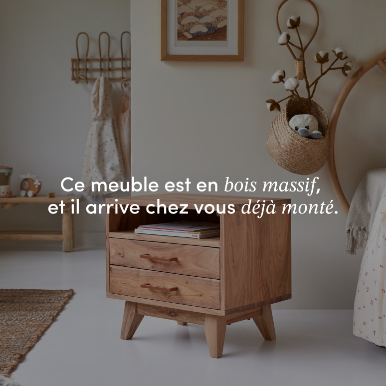 Oslo - Chevet enfant en acacia massif