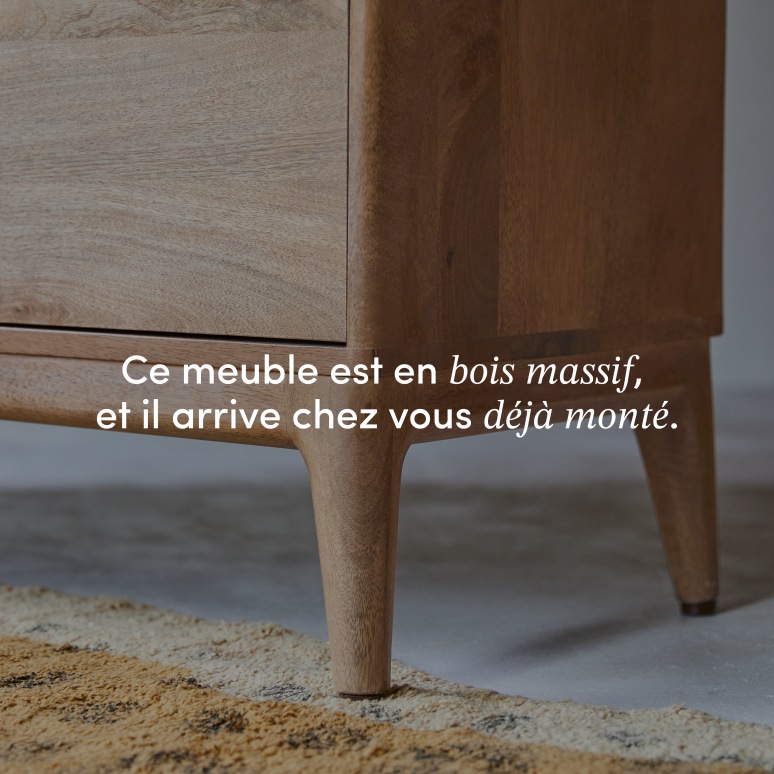 Gabrielle - Commode enfant en manguier massif