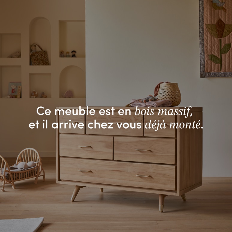 Kort - Commode enfant en teck massif