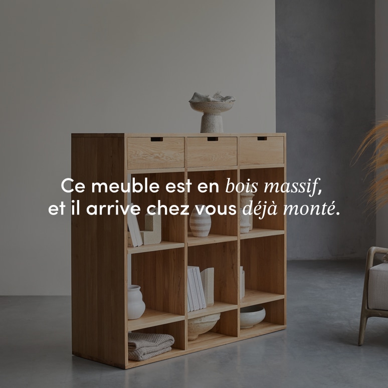 Miho - Console en chêne massif