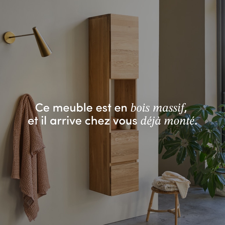 Nova - Colonne en chêne massif