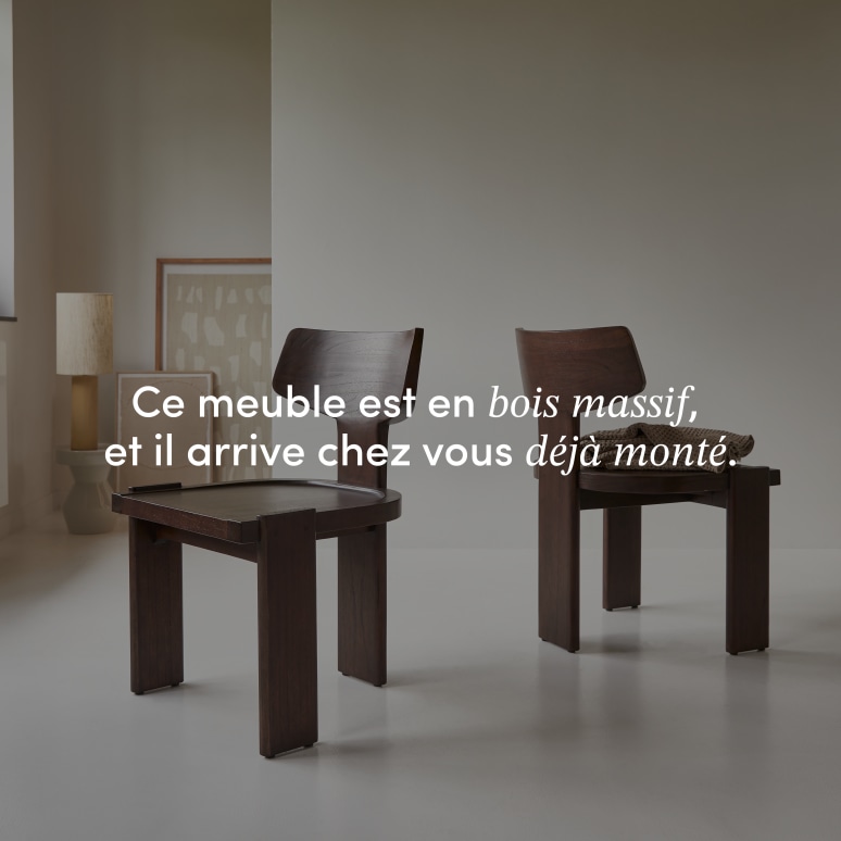 Iko - Chaise en mindi massif