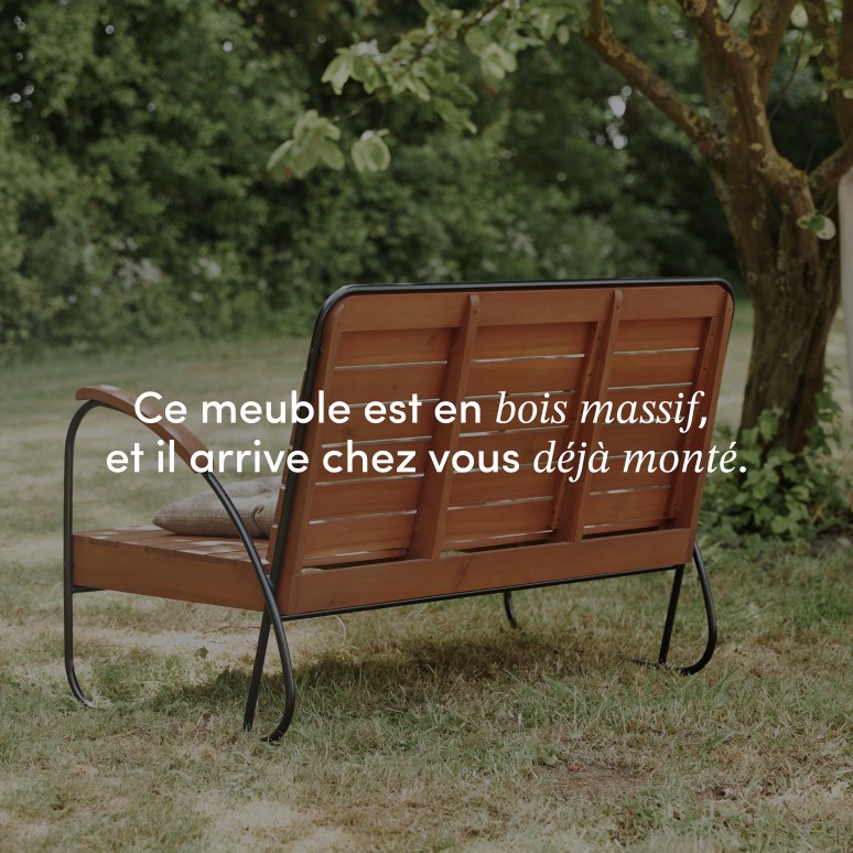 Key Wood - Banc de jardin en acacia massif