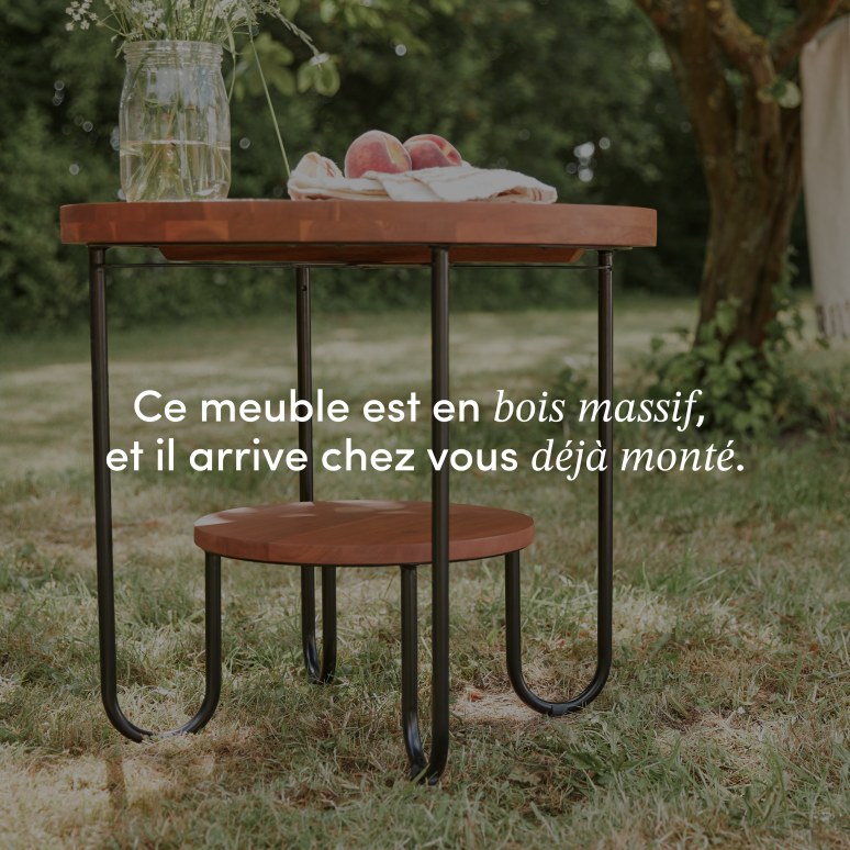 Key Wood - Table basse de jardin en acacia massif