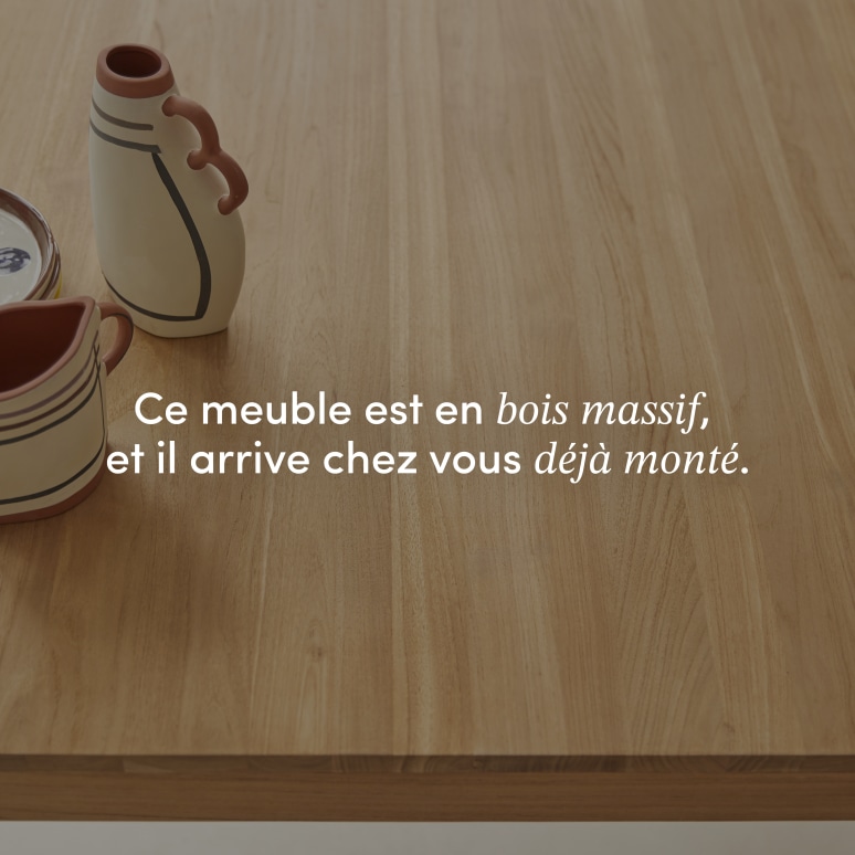 Eden - Table en teck massif 4-6 pers.